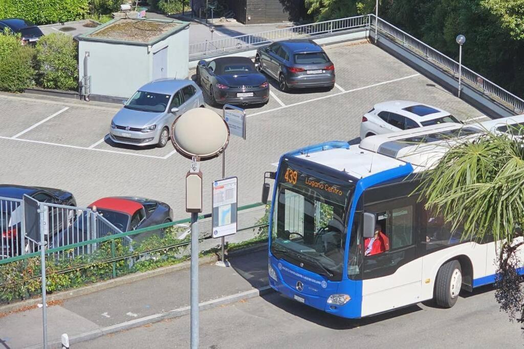 Idyllische Ferienwohnung In Bissone Kültér fotó